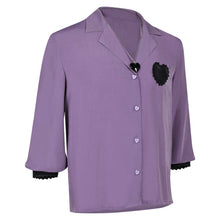 Laden Sie das Bild in den Galerie-Viewer, Romance Saja Lila Shirt Kpop Demon Hunters Saja Boys Romance Saja Cosplay Outfits