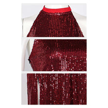 Laden Sie das Bild in den Galerie-Viewer, Rooney rot Kleid Ballerina (2025 film) Eve Macarro Cosplay Outfits
