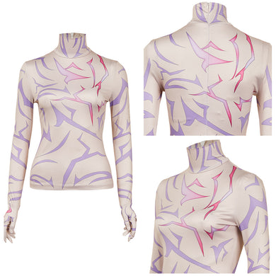 Rumi gedruckt Shirt KPOP Demon Hunters Rumi Cosplay Outfits