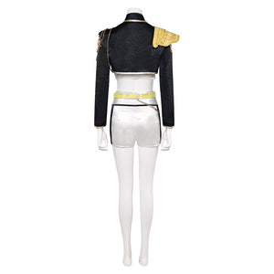 Rumi Golden Outfits KPOP Demon Hunters Girls Group Rumi Cosplay Kostüm