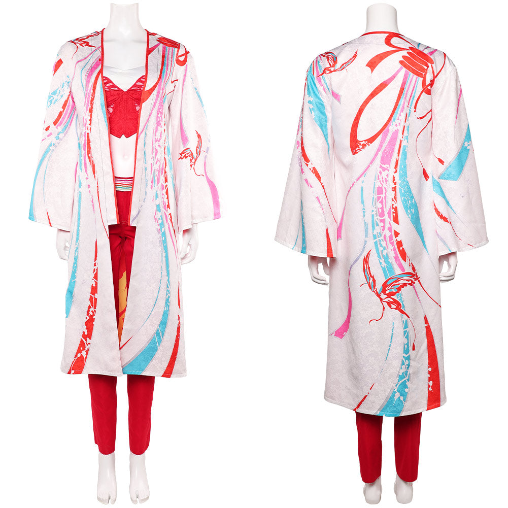 SF6 Mai Shiranui Rot Outfits Street Fighter Mai Cosplay Kostüm