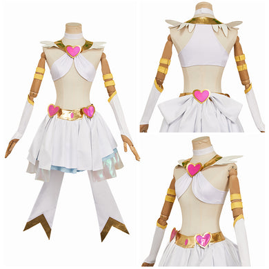 Stocking Anarchy weiß Kleid New Panty & Stocking with Garterbelt(2025) Stocking Cosplay Kostüm