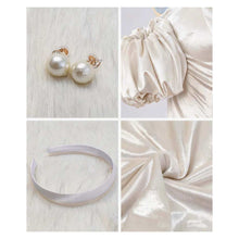 Laden Sie das Bild in den Galerie-Viewer, Sua weiß Kleid Alien Stage Sua Cosplay Outfit