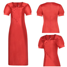 Laden Sie das Bild in den Galerie-Viewer, The Bride rot Kleid Bride of Frankenstein The Bride Cosplay Kostüm