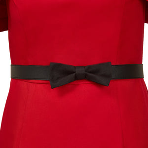 The Dinner Table Detective Reiko Hosho rot Kleid Cosplay Outfits