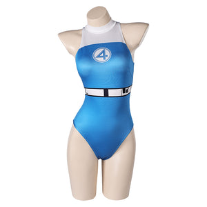 The Fantastic Four: First Steps (2025) Sue Storm blau Jumpsuit Cosplay Outfits