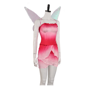 Tinkerbell Rosetta rot Kleid Cosplay Kostüm