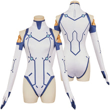 Laden Sie das Bild in den Galerie-Viewer, Vemola weiß Bodysuit Dandadan Bamora Cosplay Outfits