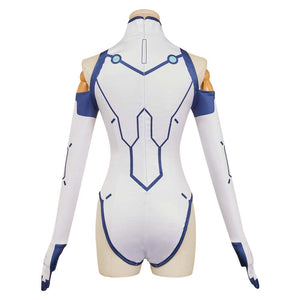 Vemola weiß Bodysuit Dandadan Bamora Cosplay Outfits