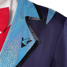 Laden Sie das Bild in den Galerie-Viewer, Vox blau Kostüm Set Hazbin Hotel Vox blau Cosplay Outfit