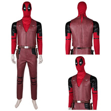 Laden Sie das Bild in den Galerie-Viewer, Wade Wilson Deadpool Kid Kostüm Set Deadpool &amp; Wolverine (2024) Cowboy Deadpool Cosplay Outfits