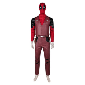 Wade Wilson Deadpool Kid Kostüm Set Deadpool & Wolverine (2024) Cowboy Deadpool Cosplay Outfits