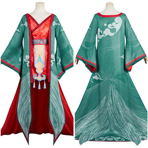 White Snake 3 Embers Hanfu Bai She: Fu Sheng Fangzhu Baoqing Cosplay Outfits