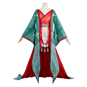 White Snake 3 Embers Hanfu Bai She: Fu Sheng Fangzhu Baoqing Cosplay Outfits