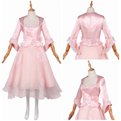 Wicked For Good Glinda rosa Kleid Cosplay Outfits