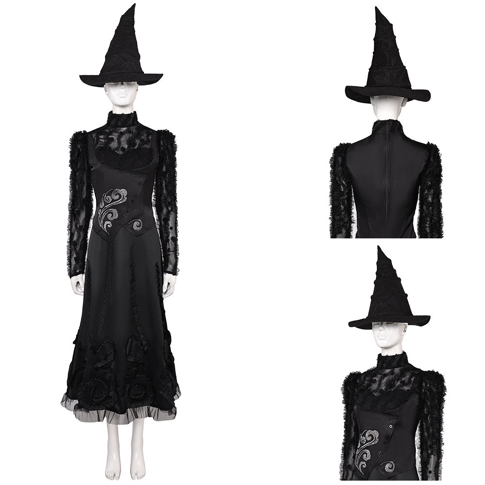 Wicked Hexe Elphaba schwarz Cosplay Kostüm Set