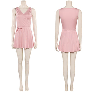 Wiked Glinda rosa Kleid Cosplay Outfits für Mottoparty