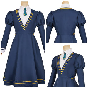 Witch Watch Nemu Miyao blau Kleid Cosplay Outfits