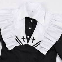 Laden Sie das Bild in den Galerie-Viewer, Yuki Sorimachi Dienstmädchen Kleid Playing Death Games to Put Food on the Table Yuki Cosplay Kostüm