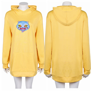 Zoey gelb Hoodie mit Kapuze Kpop Demon Hunters Zoey Cosplay Kostüm 