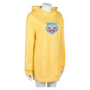Zoey gelb Hoodie mit Kapuze Kpop Demon Hunters Zoey Cosplay Kostüm 