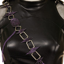 Laden Sie das Bild in den Galerie-Viewer, Zoey schwarz Kostüm Set Kpop Demon Hunters Huntrix Zoey Cosplay Outfits