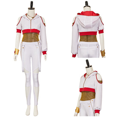 Zombies 4: Dawn of the Vampires Nova Bright weiß Kostüm Cosplay Outfits