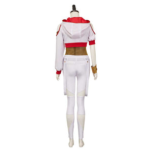 Zombies 4: Dawn of the Vampires Nova Bright weiß Kostüm Cosplay Outfits