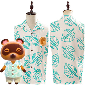 Kostüm Cosplay Animal Crossing Tom Nook Shirt Sommer Hemd Erwachsene
