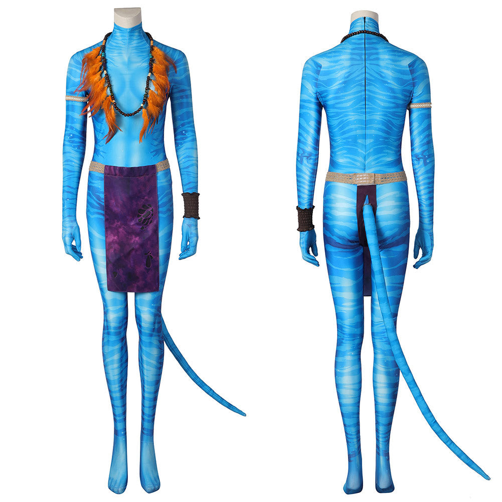 Avatar: The Way of Water Neytiri Jumpsuit Cosplay Halloween Karneval Outfits