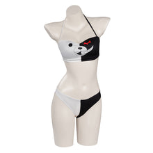 Laden Sie das Bild in den Galerie-Viewer, Danganronpa Monokuma Bikini zweiteilige Badeanzug Halloween Karneval Outfits