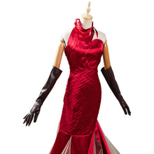 Laden Sie das Bild in den Galerie-Viewer, Cruella Cruella de Vil Rot Cosplay Kostüme Outfits Halloween Karneval Kleid