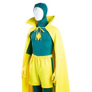 Vision Kostüm aus WandaVision Cosplay Halloween Karneval Jumpsuit