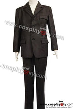 Laden Sie das Bild in den Galerie-Viewer, Who will be Doctor Dr Brown Nadelstreifen Suit Blazer Hose Cosplay Kostüm