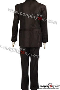Who will be Doctor Dr Brown Nadelstreifen Suit Blazer Hose Cosplay Kostüm