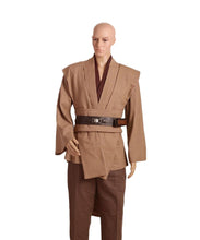 Laden Sie das Bild in den Galerie-Viewer, Star Wars Jedi Kenobi TUNIC Cosplay Kostüm Braun