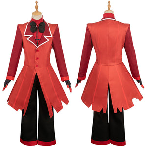 Hazbin Hotel ALASTOR Rot Kostüm Set Cosplay Outfits