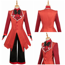 Laden Sie das Bild in den Galerie-Viewer, Hazbin Hotel ALASTOR Rot Kostüm Set Cosplay Outfits