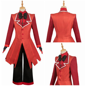 Hazbin Hotel ALASTOR Rot Kostüm Set Cosplay Outfits