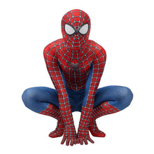Laden Sie das Bild in den Galerie-Viewer, Marvel Raimi Jumpsuit Spider-Man Peter Parker Cosplay Kostüm für Erwachsene Kinder