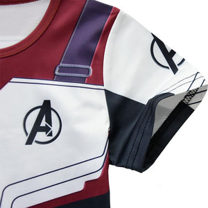 Avengers: Endgame Technical Specifications T-Shirts Hemd Kurzarm Rundhals Herren Männer für Erwachsene Quantenreich Suit Quantum Realm Suit B