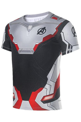 Avengers: Endgame Technical Specifications T-Shirts Hemd Kurzarm Rundhals Herren Männer Erwachsene 3D Print Quantenreich Suit Quantum Realm Suit