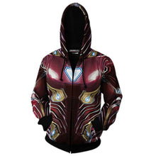 Laden Sie das Bild in den Galerie-Viewer, Avengers 4 Avengers: Endgame Iron Man Hoodie Jacke mit Kaputze Pullover
