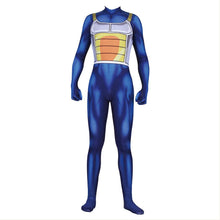 Laden Sie das Bild in den Galerie-Viewer, Dragon Ball Vegeta Cosplay Jumpsuit Kostüm Overall Blau