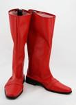 Power Ranger Cosplay Schuhe Stiefel Maßgeschneiderte Rot