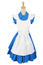 Laden Sie das Bild in den Galerie-Viewer, Alice In Wonderland Tim Burton Alice Kleid Cosplay Kostüm