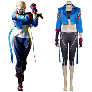 Street Fighter 6 Cammy Cosplay Kostüm Halloween Karneval Outfits