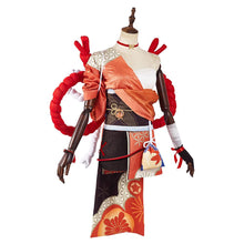 Laden Sie das Bild in den Galerie-Viewer, Genshin Impact Yoimiya Kostüm Cosplay Halloween Karneval Outfits
