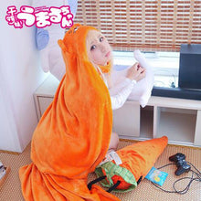 Laden Sie das Bild in den Galerie-Viewer, Himouto! Umaru-chan Doma Umaru Cosplay Flanelle Cloak Cape Umhang Hoodie 160cm*110cm