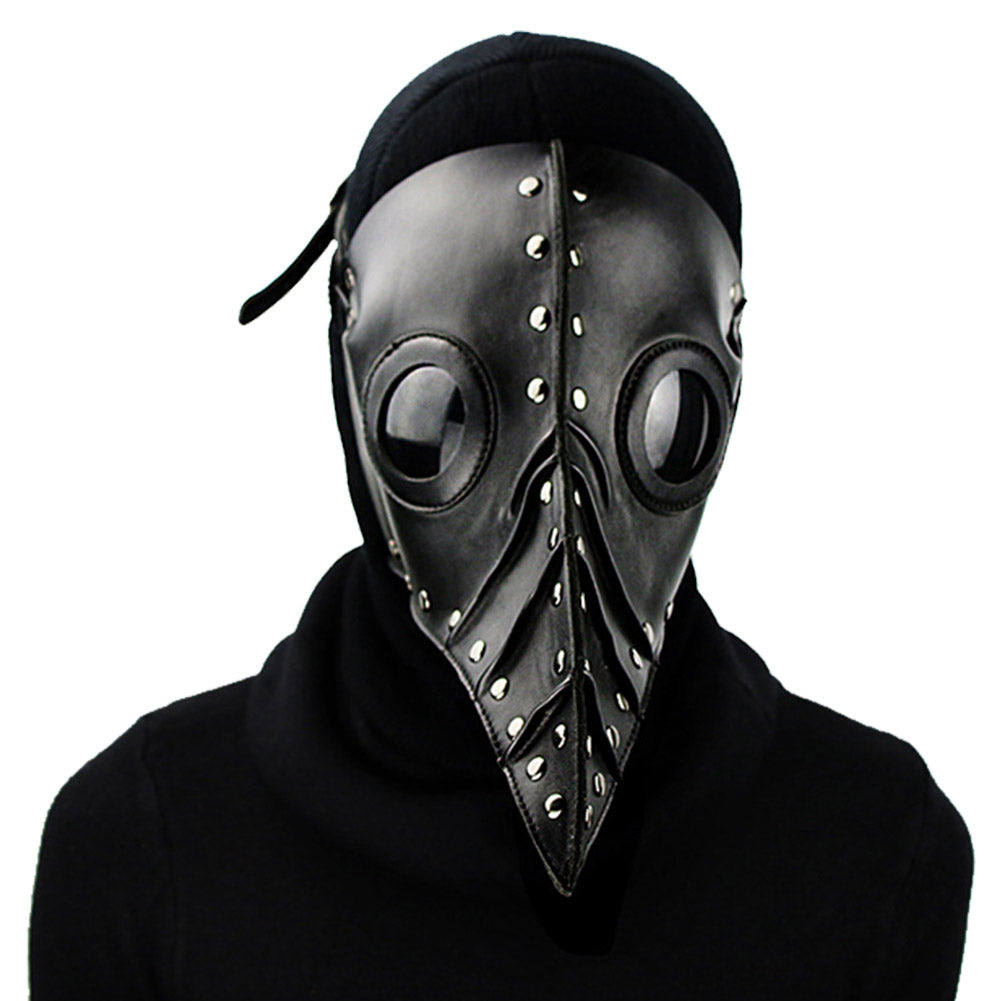 Plague Doctor Pestdoktor Maske Pestdoktor Artz Maske Halloween Maske Schwarz